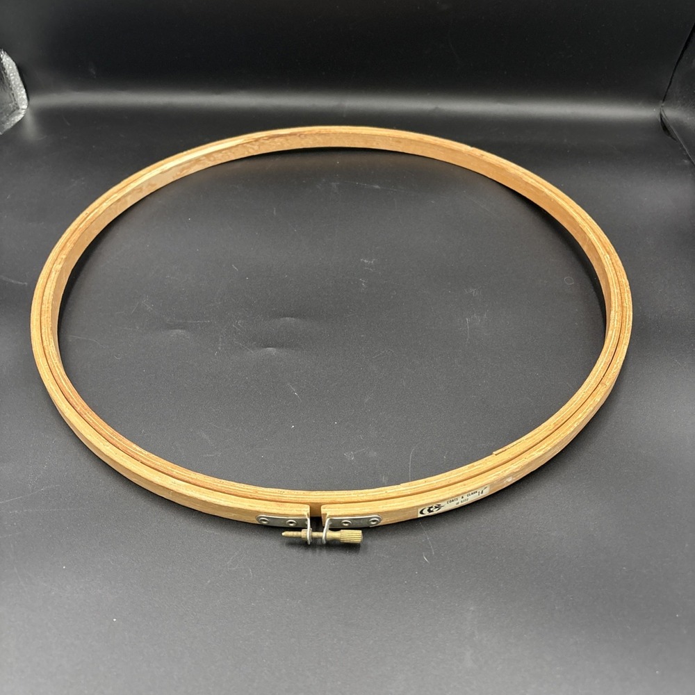 Coats And Clark Wooden 14in Embroidery Hoop #5772